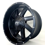 Full Throttle Offroad Wheels - FT1 Satin Black 20x10
