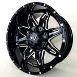 TW Wheels - T2 Gloss Black Milled 20x10