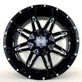 TW Wheels - T2 Gloss Black Milled 20x10