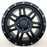 DX4 Wheels - Rebel Flat Black 17x8.5