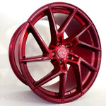 Luxxx Wheels - LFF02 Brushed Roja Red 20x10.5