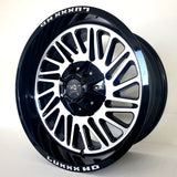 Luxxx Wheels - HD19 Gloss Black Machined Face 20x10
