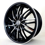 White Diamond Luxury Wheels - W3108 Gloss Black Machined Face 17x7.5