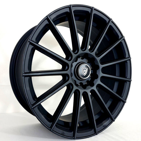 White Diamond Luxury Wheels - W3193 Matte Black 17x7.5