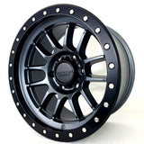 Falcon T7 - Matte Gunmetal 17x9