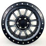 Falcon T7 - Matte Gunmetal 17x9