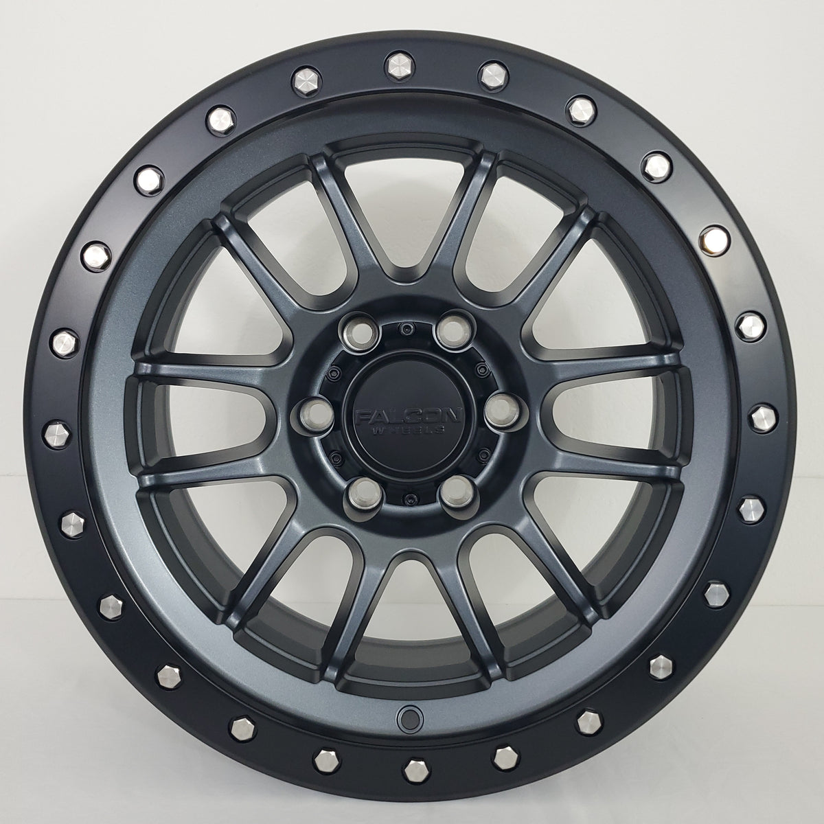 Falcon T7 - Matte Gunmetal 17x9 – VID Wheels