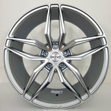 Inovit Wheels - Vector Silver Machiched Face 19x8.5