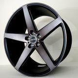 Inovit Wheels - Rotor Black Machined Face Dark Tint 20x8.5