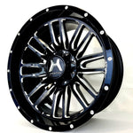 Hartes Metal Wheels - Whipsaw Gloss Black Milled 20x10