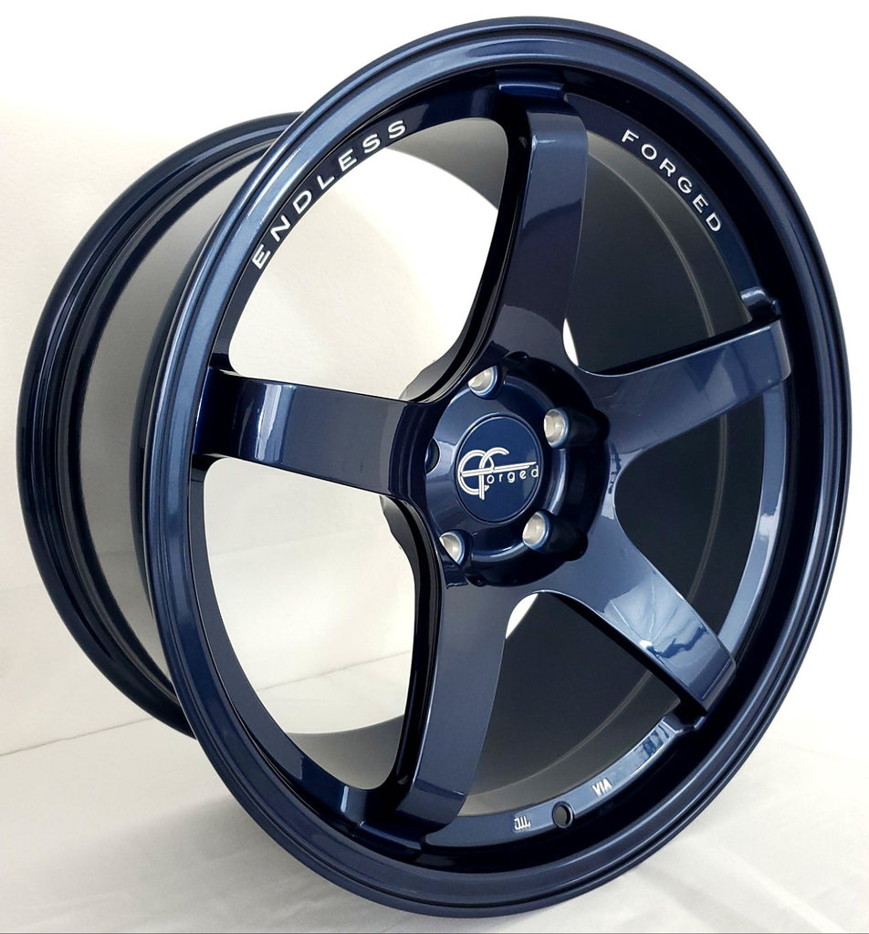 F01 Rims MST Wheels - F01 Blue 18x9.5 – VID Wheels
