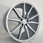 Inovit Wheels - Frixion5 Silver Machined Face 19x9.5