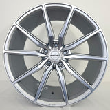 Inovit Wheels - Frixion5 Silver Machined Face 19x9.5