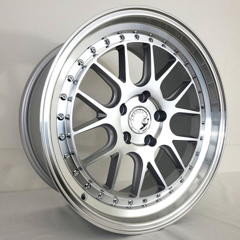 Aodhán Wheels - DS06 Silver Machined Face 18x8.5