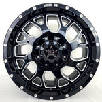 Luxxx Wheels - HD8 Gloss Black Milled 18x9