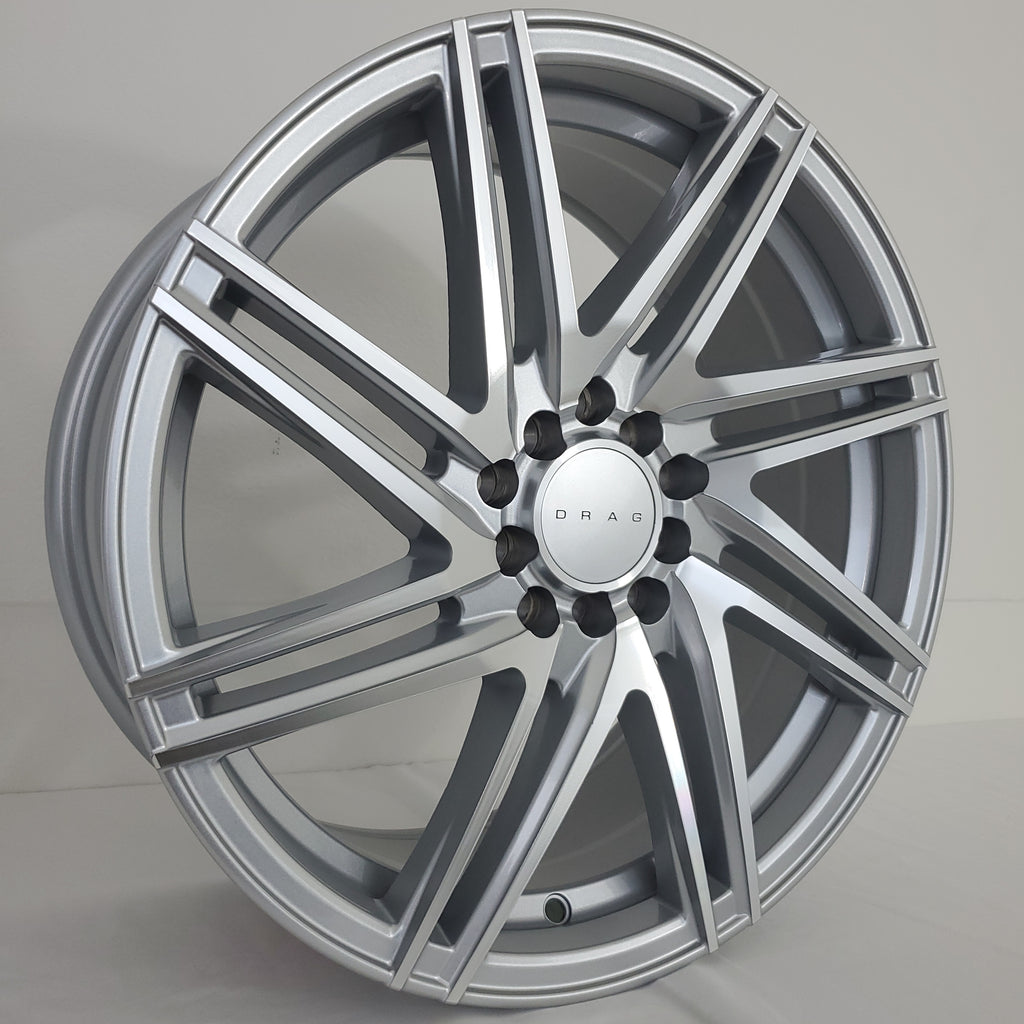 Drag Wheels - DR70 Silver Machined Face 17x7.5 – VID Wheels