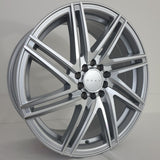 Drag Wheels - DR70 Silver Machined Face 17x7.5
