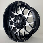 Full Throttle - FT0151 Gloss Black Machined Face 18x9