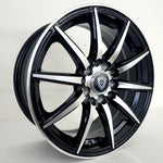 G-Line Luxury Wheels - G0043 Gloss Black Machined Face 15x6.5