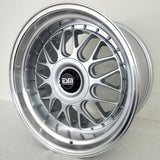 ESM Wheels - ESM004M Silver Machined Lip 18x11