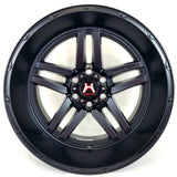 Hartes Metal Wheels - Savage Satin Black 20x12