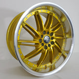 Stance Tuning Wheels - STR1 Directional (Right) Candy Gold Machined Lip 18x9