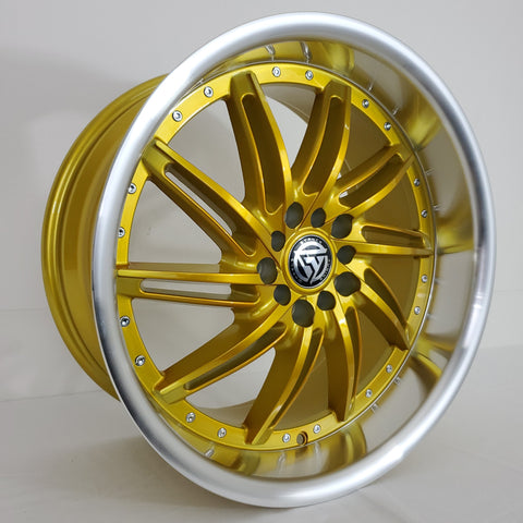 Stance Tuning Wheels - STR1 Directional (Right) Candy Gold Machined Lip 18x9