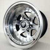 White Diamond Luxury Wheels - W3910 Gloss Black Machined Face 15x10
