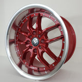 Stance Tuning Wheels - ST3 Candy Red Machined Lip 16x9
