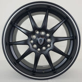 G-Line Luxury Wheels - G1068 Satin Black Machined Tip 16x7