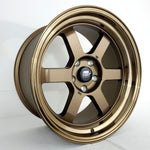 MST Wheels - MT01T Matte Bronze Gloss Lip 17x9