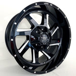 Luxxx Wheels - HD14 Gloss Black Milled 20x10