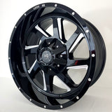 Luxxx Wheels - HD14 Gloss Black Milled 20x10