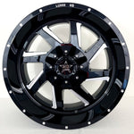 Luxxx Wheels - HD14 Gloss Black Milled 20x10