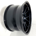 Luxxx Wheels - HDPro1 Satin Black Face Gloss Black Lip 20x11
