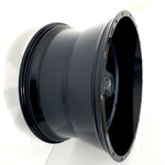 Luxxx Wheels - HD14 Matte Black Face Gloss Black Lip 22x12