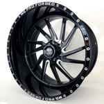 Luxxx Wheels - Forged HDPRO-01 Hornet Gloss Black Milled 22x12 (Right)