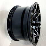 Replica Wheels - F250 Gloss Black Milled 17x8.5