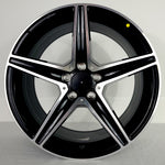 Replica Wheels - MB9 Gloss Black Machined Face 18x9