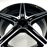 Replica Wheels - MB9 Gloss Black Machined Face 18x9