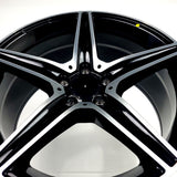 Replica Wheels - MB9 Gloss Black Machined Face 18x8