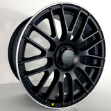 Replica Wheels - MB8V2 Matte Black Machined Tip 18x8
