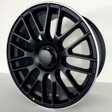 Replica Wheels - MB8V2 Matte Black Machined Tip 18x8