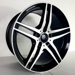 Replica Wheels - MB3 Gloss Black Machined Face 18x8.5