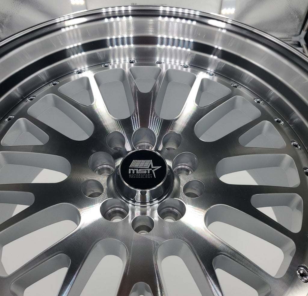 MST Wheels - MT10 Silver Machine Face Machined Lip 17x9 – VID Wheels