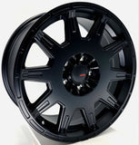 DX4 Wheels - XTrail Flat Black 17x8