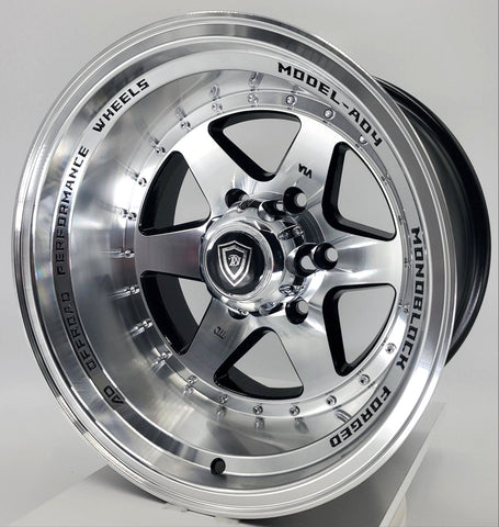White Diamond Luxury Wheels - W3910 Black Machined Face 16x10 – VID Wheels