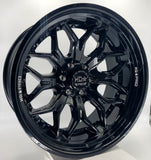 Luxxx Wheels - HDPRO5 Gloss Black 22x11