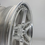 Heritage Wheels - EBISU-C 3PC Forged Full Brushed Face High Polished Lip 20x10.5