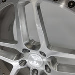 Heritage Wheels - EBISU-C 3PC Forged Full Brushed Face High Polished Lip 20x10.5